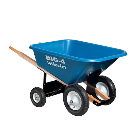 Big 4 Wheeler Wheelbarrow Wheelbarrow, Heavy Duty, 8 cu. Ft. B4W-8